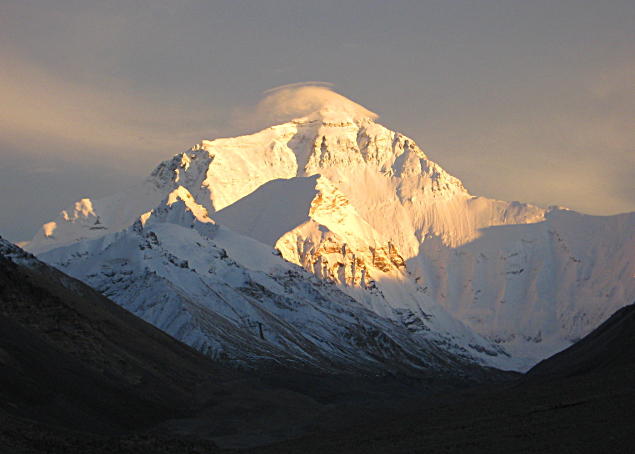 tibet berg snö